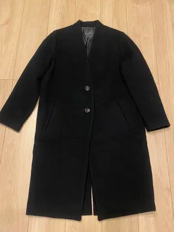 rosso 블랙 울 롱 코트