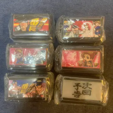 오스! 반쵸 뮤직 푸시 버튼 마스코트 전 6종 컴플리트 세트