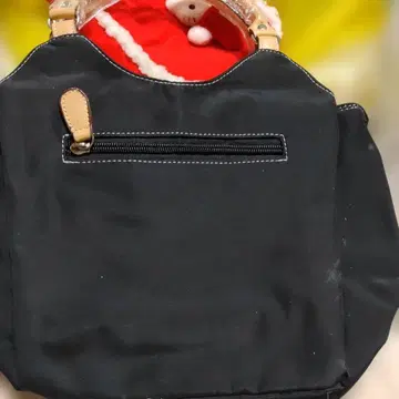 블랙 나일론 핸드백