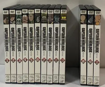 캡틴 하록 DVD 세트 일부 디스크 결품