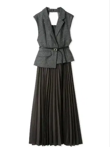 SNIDEL 스나이델 베스트 디테일 점프수트 GRY 0 사이즈