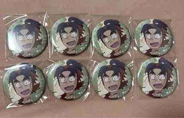 닌타마 란타로 백면상 캔뱃지 은밀 활동 중 단 시오에 분지로 8개 세트