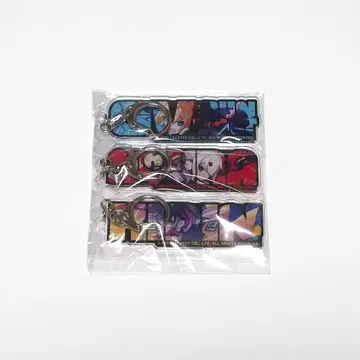 푸른 뇌정 건볼트 트라이앵글 에디션 아크릴 키링 세트