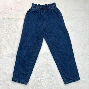 갭 데님 팬츠 / 테이퍼드 허리밴딩 헴프 포켓 스트레치성