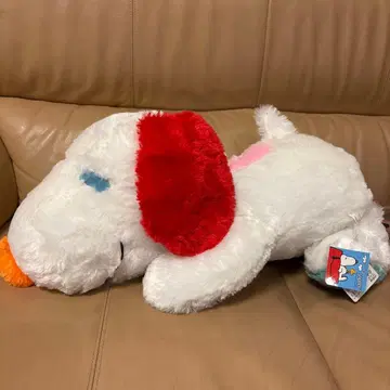 [ 스누피 ] 레인보우 봉제 인형 BIG 택 포함