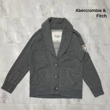 아바클로 맨투맨 가디건 숄카라 아메카지 여성용 그레이