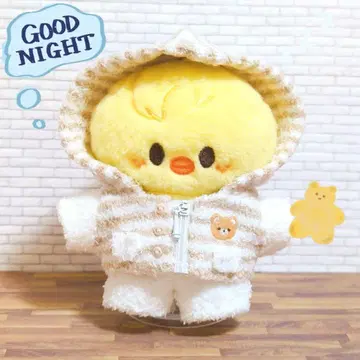 포근포근 파자마 세트 10cm 봉제 인형 의류