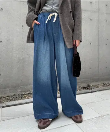 [ 새상품 ] 차오패닉 티피 스타일업 부드러운 와이드 이지 팬츠 S