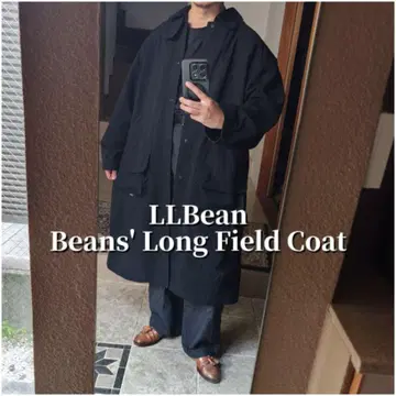 복각 LLBean 필드 코트 블랙 M 엘엘빈 YR11