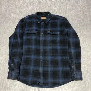 오비스 ORVIS 옴브레 체크 긴팔 헤비 체크 셔츠