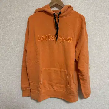 LEFLAH 오렌지 후드티 L 사이즈