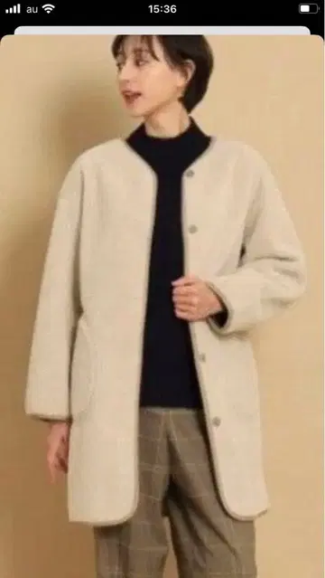 새상품급 scot club 노카라 자켓 리버서블 F