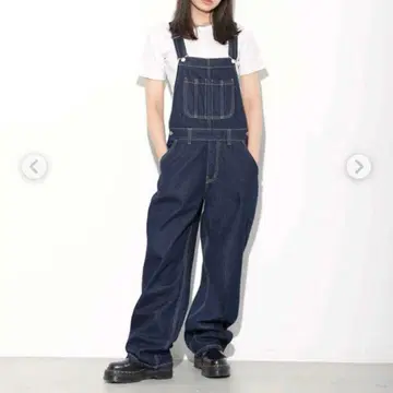 x-girl 인디고 오버롤