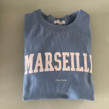 SLOBE IENA 로고 맨투맨 블루