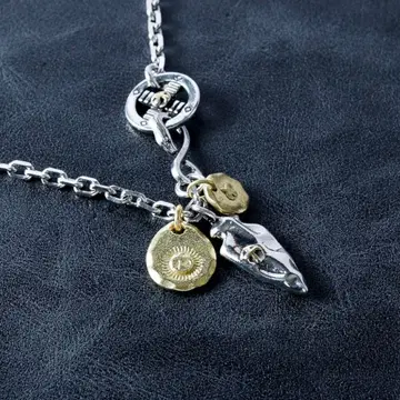 실버 925 이글 남성용 초커 야지리