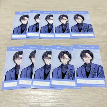 니지산지 VOLTACTION 애니메이트 특전 미니 사진 시키나기 아키라