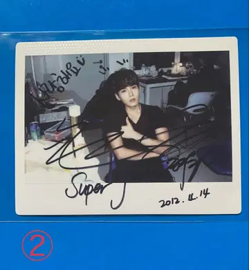려욱 슈퍼주니어 SJ SS4 폴라로이드 card