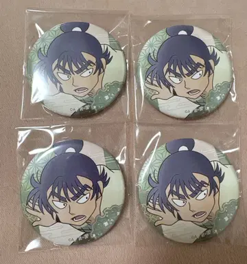 닌타마 란타로 백면상 캔뱃지 은밀 활동 중의 단 식만류삼랑 4개 세트