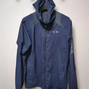 Oakley 후드 부착 자켓 네이비