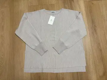 [그린 라벨 릴랙싱] 택 포함 울 스무스 와이드 니트 풀오버