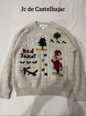 Jc de Castelbajac 우디 우드페커 니트