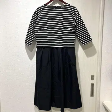 Reflect 워셔블 보더 도킹 원피스 빅 사이즈 1117