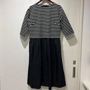 Reflect 워셔블 보더 도킹 원피스 빅 사이즈 1117