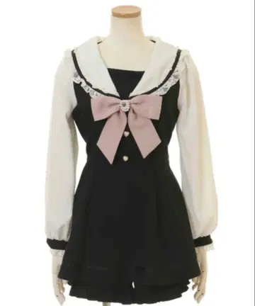 LIZLISA 세일러 셋업 블랙