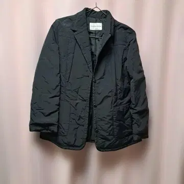 레나운 블랙 다운 자켓 버튼 포함