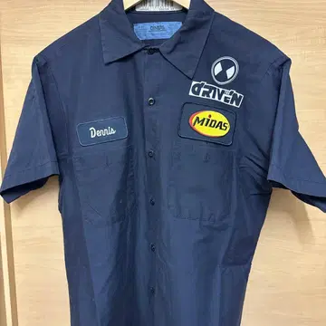 THE DRIVEN WORK SHIRTS 네이비