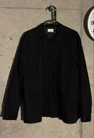 W.W.G 차이나 자켓 블랙 퀼팅 워크 자켓