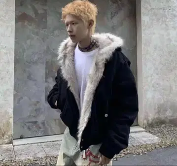 퍼 자켓 블랙 M 사이즈