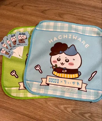 치이카와, 콜라보, 코코스, 손수건, 하치와레, 밤만쥬, 피크 포함