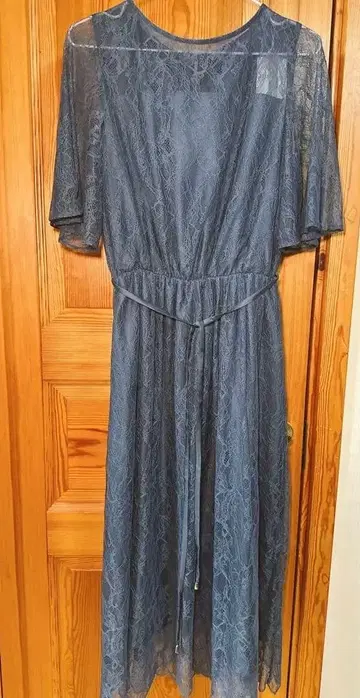 새상품 레이스 블루 원피스 green label relaxing