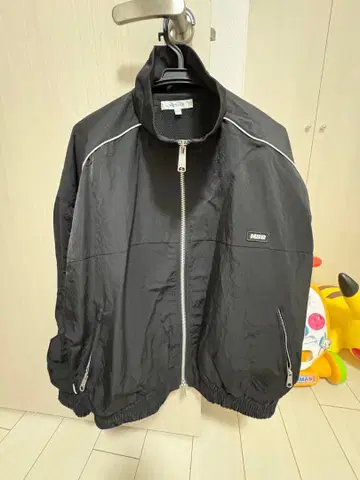 MOUSSY 오버사이즈 레이싱 블루종