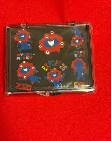 오사카 간사이 박람회 미야쿠미야쿠 핀 배지 6개 세트