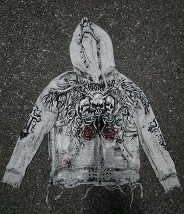 [ 즉시 구매 가능 ] 리메이크 페인트 후드티