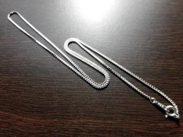 새상품 실버 925 베네치안 체인 목걸이 각인 약 1.2mm 50cm