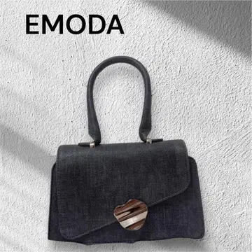EMODA 클립 아이콘 백 데님 미니 백 숄더 에모다