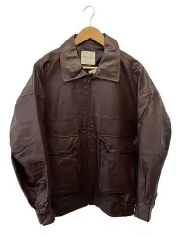 FREAK'S STORE 브라운 가죽 자켓