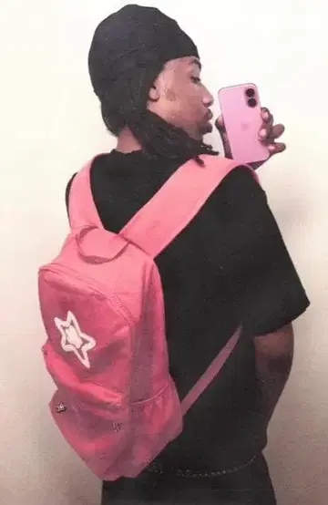 스타팀 스타 팀 럭색 백팩 핑크