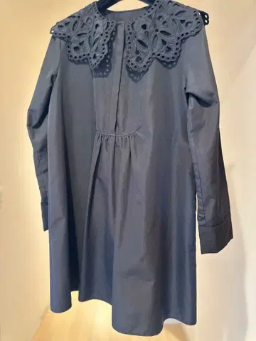 셀포드 레이스 달린 옷깃의 긴팔 셔츠