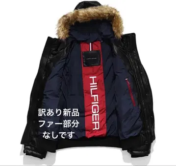 [ 하자품 새상품 ] TOMMY HILFIGER 블랙 다운 자켓