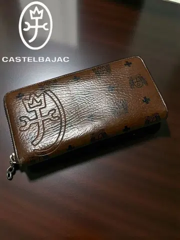 까스텔바작 라운드 지퍼 장지갑