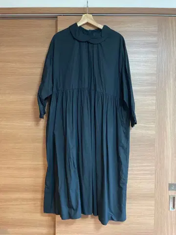 늑대와 올빼미 블랙 셔츠 원피스