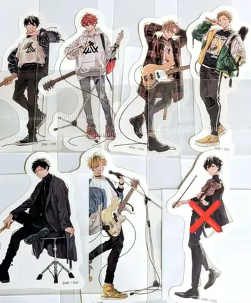 기븐전 ENCORE 도쿄 개선 다이컷 스티커 6종 세트