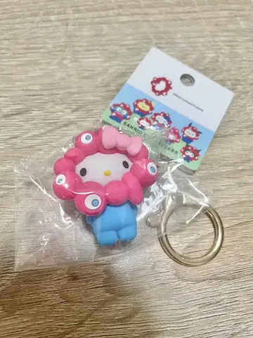 간사이 만박 미야쿠미야쿠 산리오 입체 마스코트 키링 헬로키티