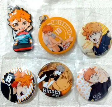 하이큐 캔뱃지 거울 스트랩 히나타 쇼요 세트