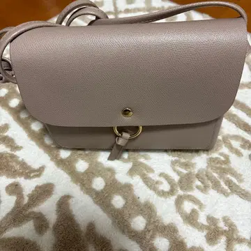 라이트 핑크 숄더백 합성 피혁