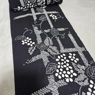 기모노에, 겉옷에 멋지게 블랙 화이트 쥐색 옷감 미봉제 상품